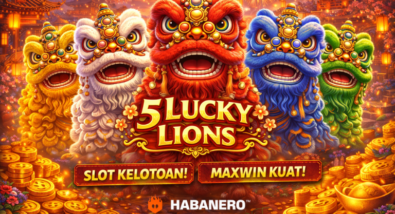 5 Lucky Lions – Slot Keberuntungan Asia dengan Lima Singa